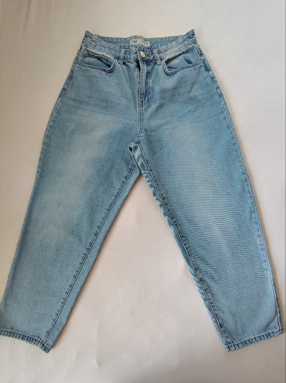 YMI Light Blue High-Rise Mom Jeans Size 9